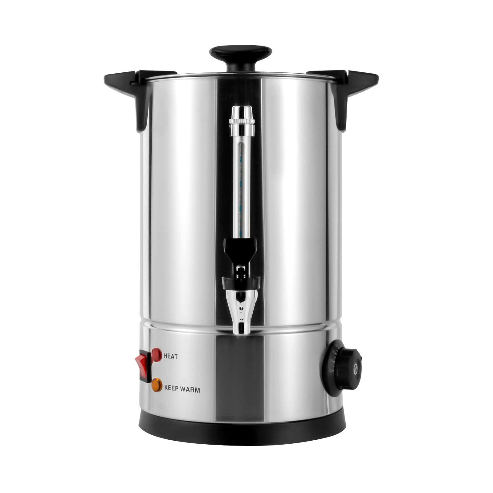 2.11-Gallon Stainless Steel Coffee Urn Commercial Dispenser for Tea Coffee Cater