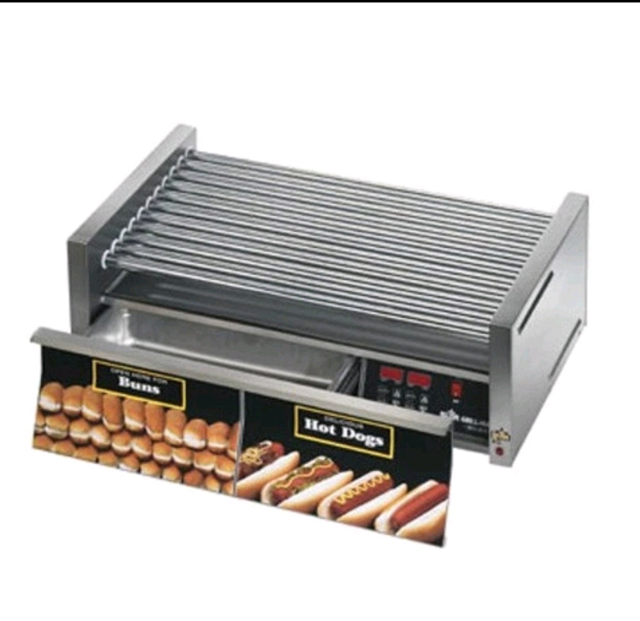 Star 50SCBDE GrillMax Pro® Electronic 50 Hot Dog Roller Grill w/ Bun