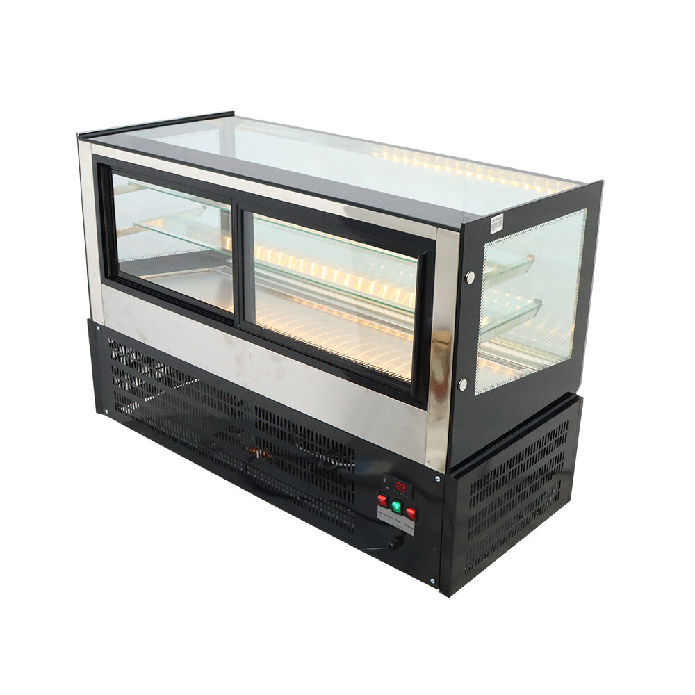 47″ Countertop Refrigerated Cake Showcase Display Cabinet Air Cooling 220V