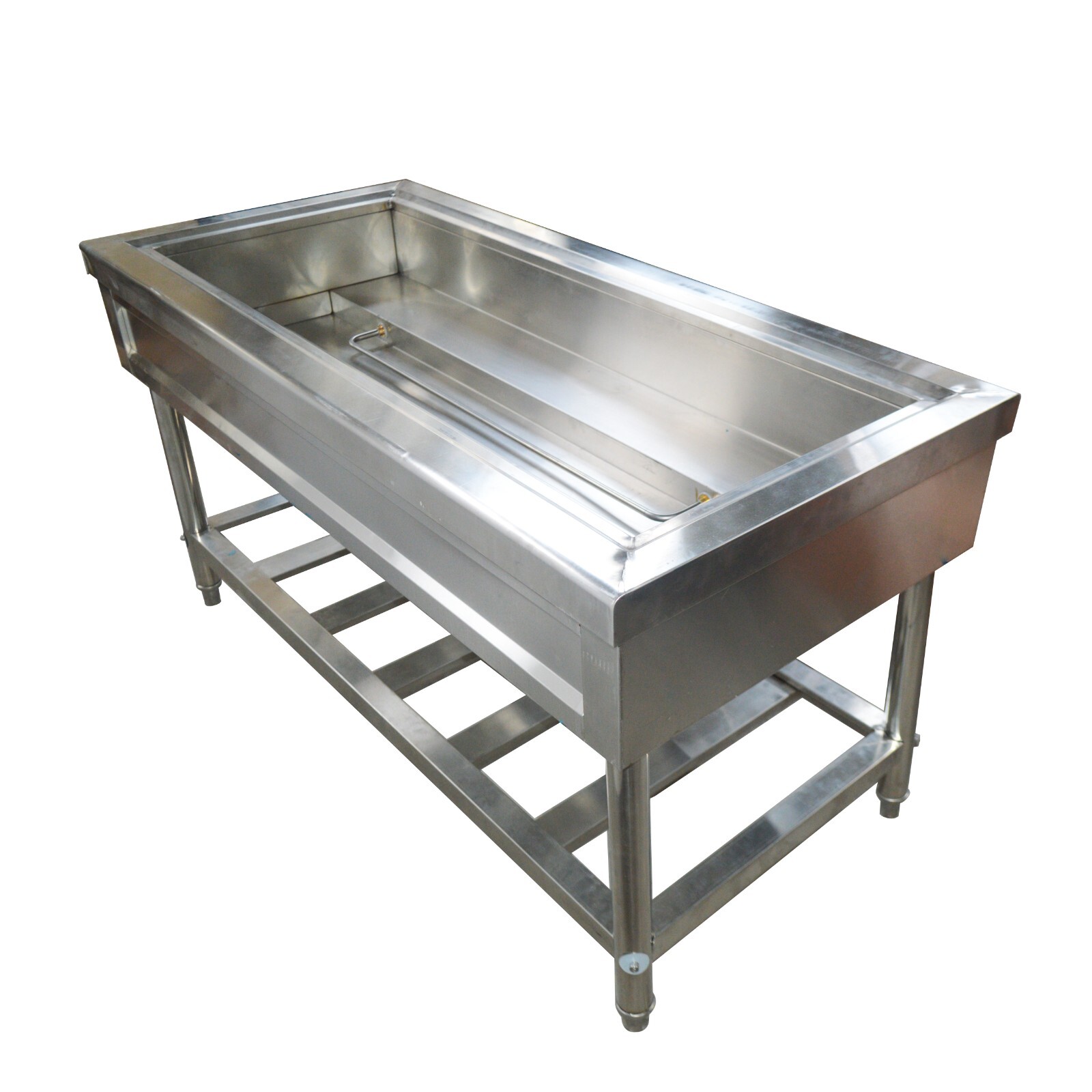 Commercial 4-Pans Bain-Marie Buffet Steam Table Buffet Food Warmer 110V 1500W