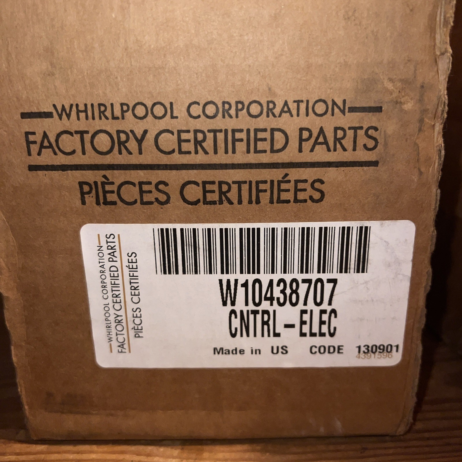 Whirlpool W11035752 CNTRL-ELEC RA