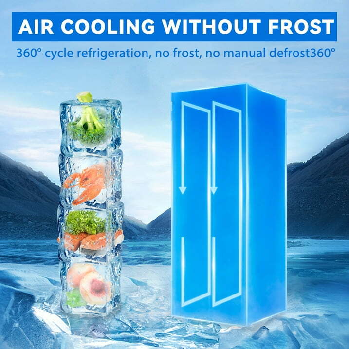 27» Commercial Reach-In Freezer Solid Door Stainless Steel Restaurant 23 Cu.Ft