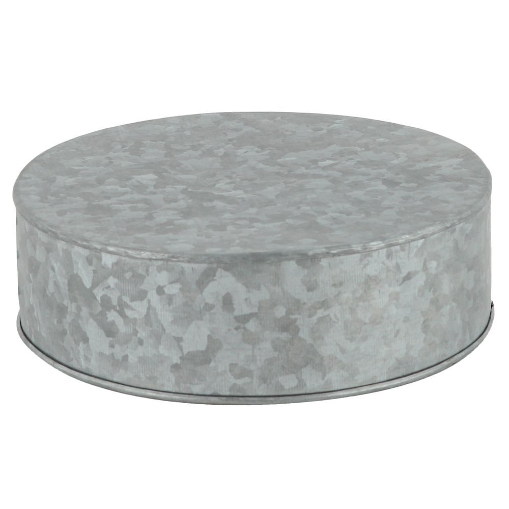 HUBERT® Galvanized Pedestal – 10″Dia x 3″H