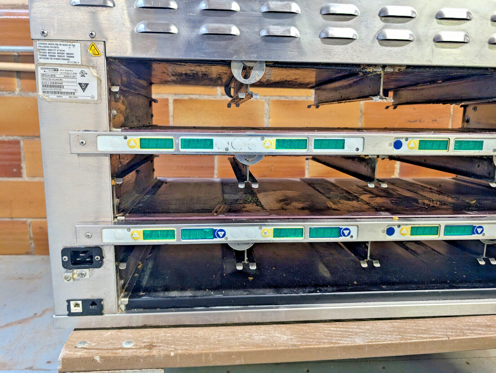 Prince Castle DHB-BK34AE Adjustable Temp. Hot Holding Cabinet, 3 Shelves