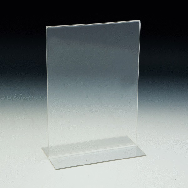 8.5″ x 11″ Bottom Load Table Tent / Sign Holder, Pack of 20 (less than $4.00 ea)
