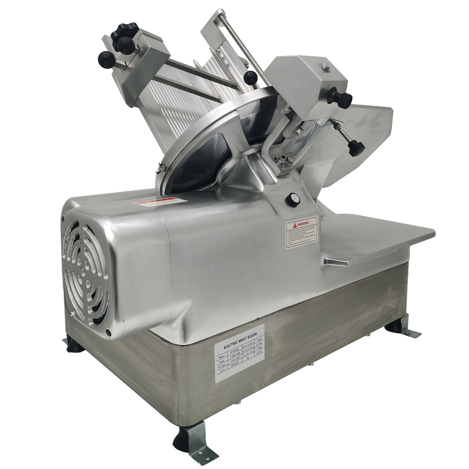 Automatic Commercial Meat Slicer Machine 110V Beef Mutton Roll Slicer Frozen Mea