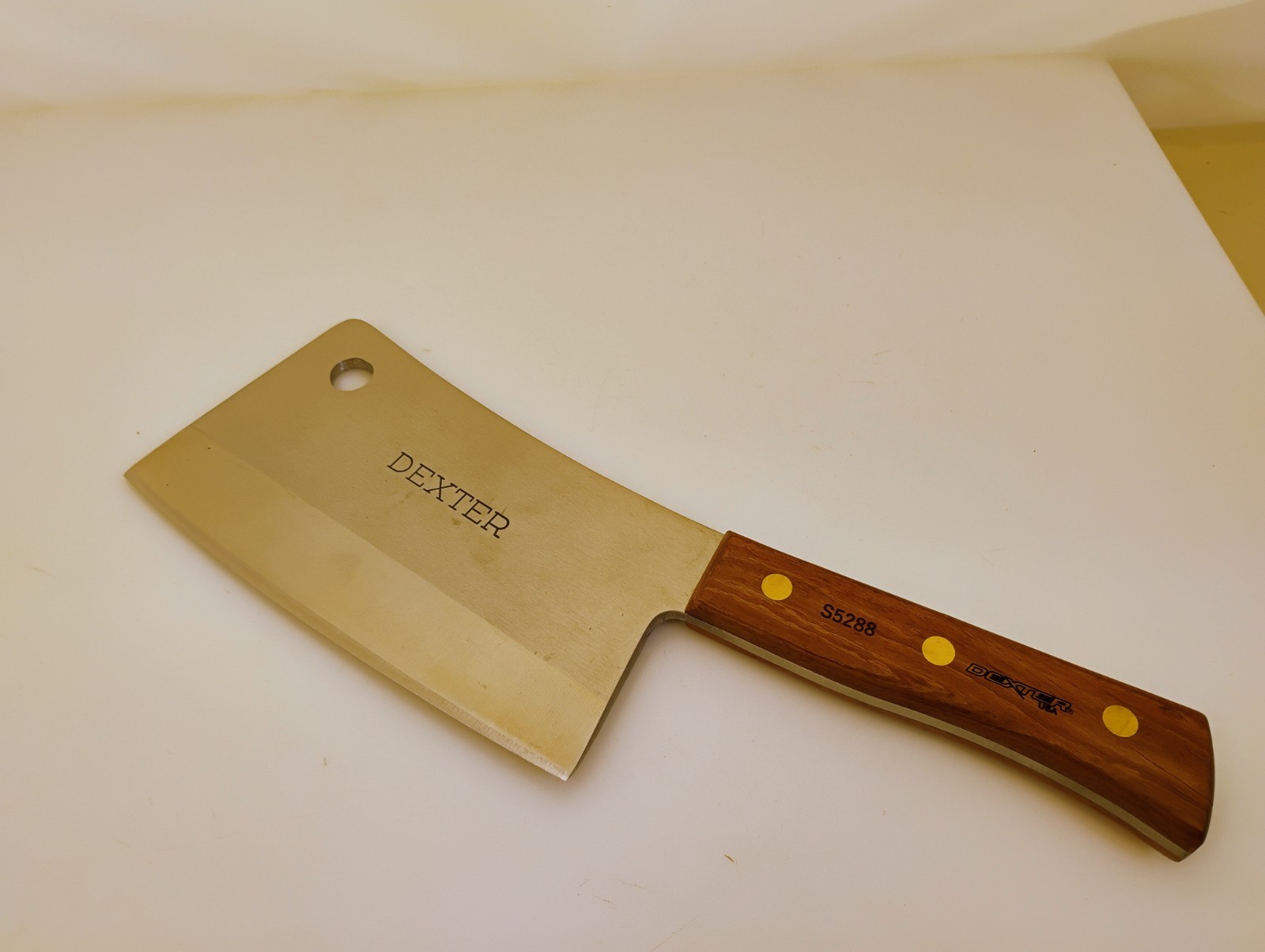 USA 8-inch S5288 Meat Bone Heavy Cleaver Large Cuts Stainless Blade Factory2nd