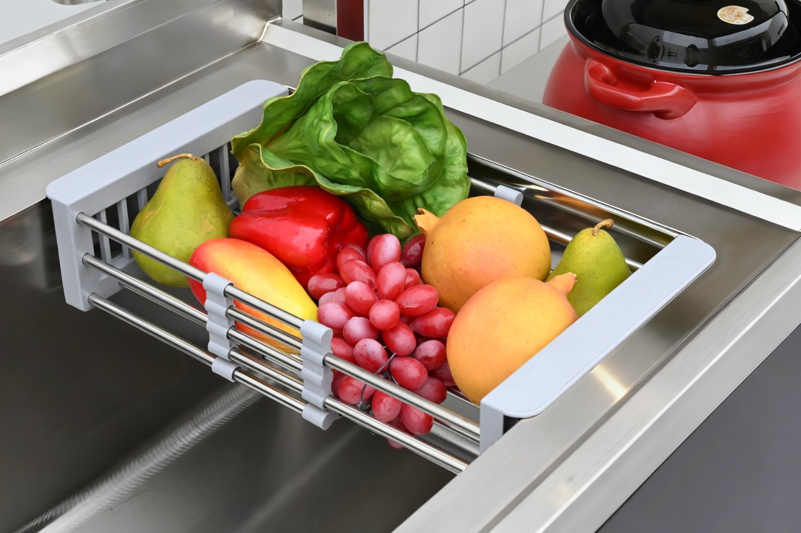 39″ Free Standing Commercial Stainless Steel Kitchen Utility Sink