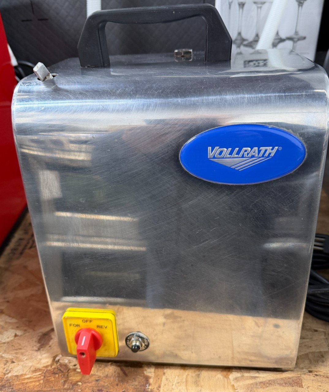 Vollrath 40743 8-5/8 Inch Electric Meat Grinder with #12 Attachment Hub