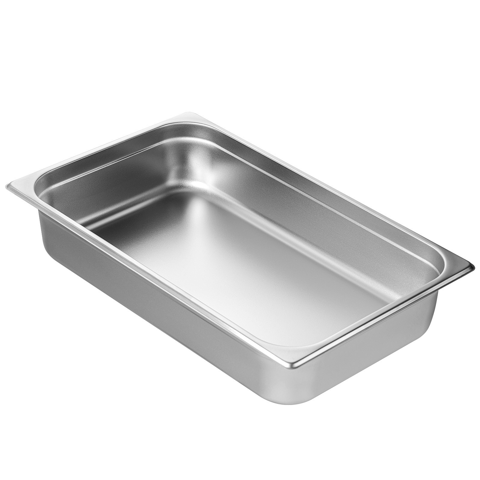 VEVOR 1 Pack Full Size Hotel Pan Steam Table Pan Stainless Steel 4″ Deep