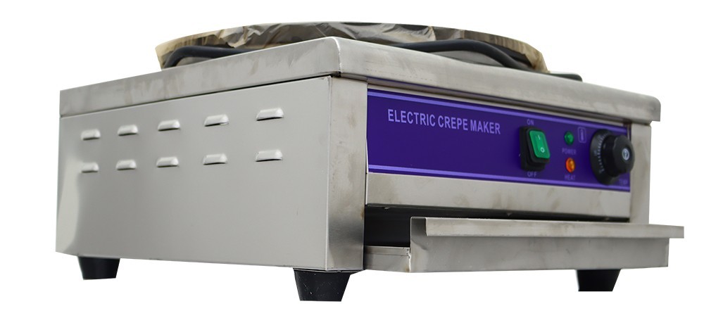PreAsion Commercial Crepe Make Machine Electric Single Crepe Maker and Griddle P