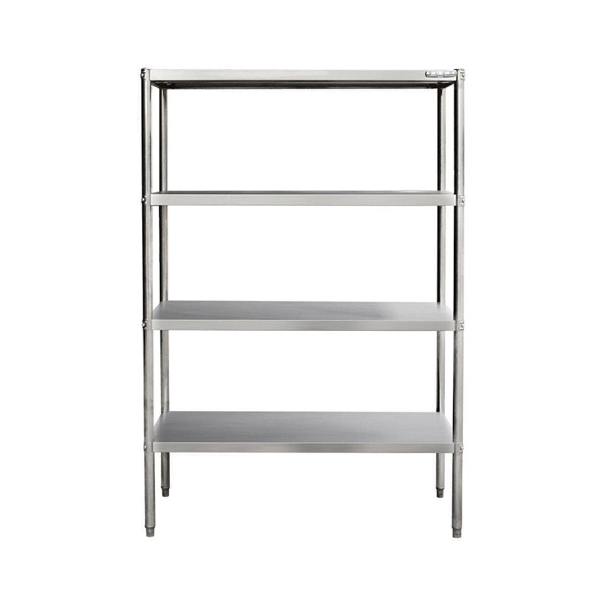 Stainless Steel Shelf Shelving Unit Cold Storage Shelf 4 Shelves 120 x 50 x 180 cm NEW