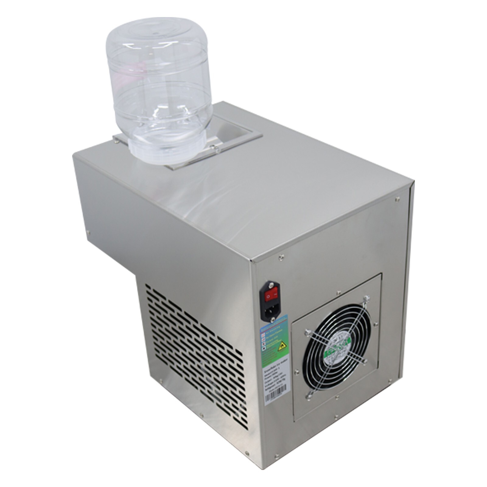110V 1/2HP Commercial Air Cooling 2*3L Snowfake Ice Machie Snow Cone Machine