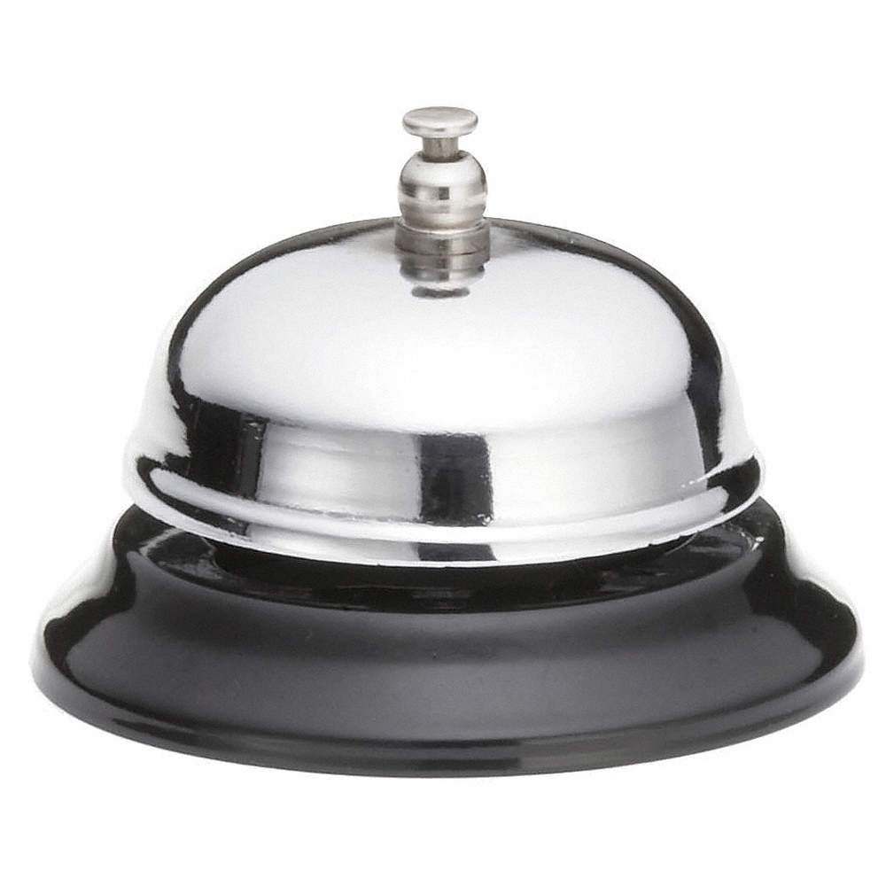TABLECRAFT PRODUCTS COMPANY 8381 Call Bell,3 3/8 in Dia,2 3/8 in H 22JJ99