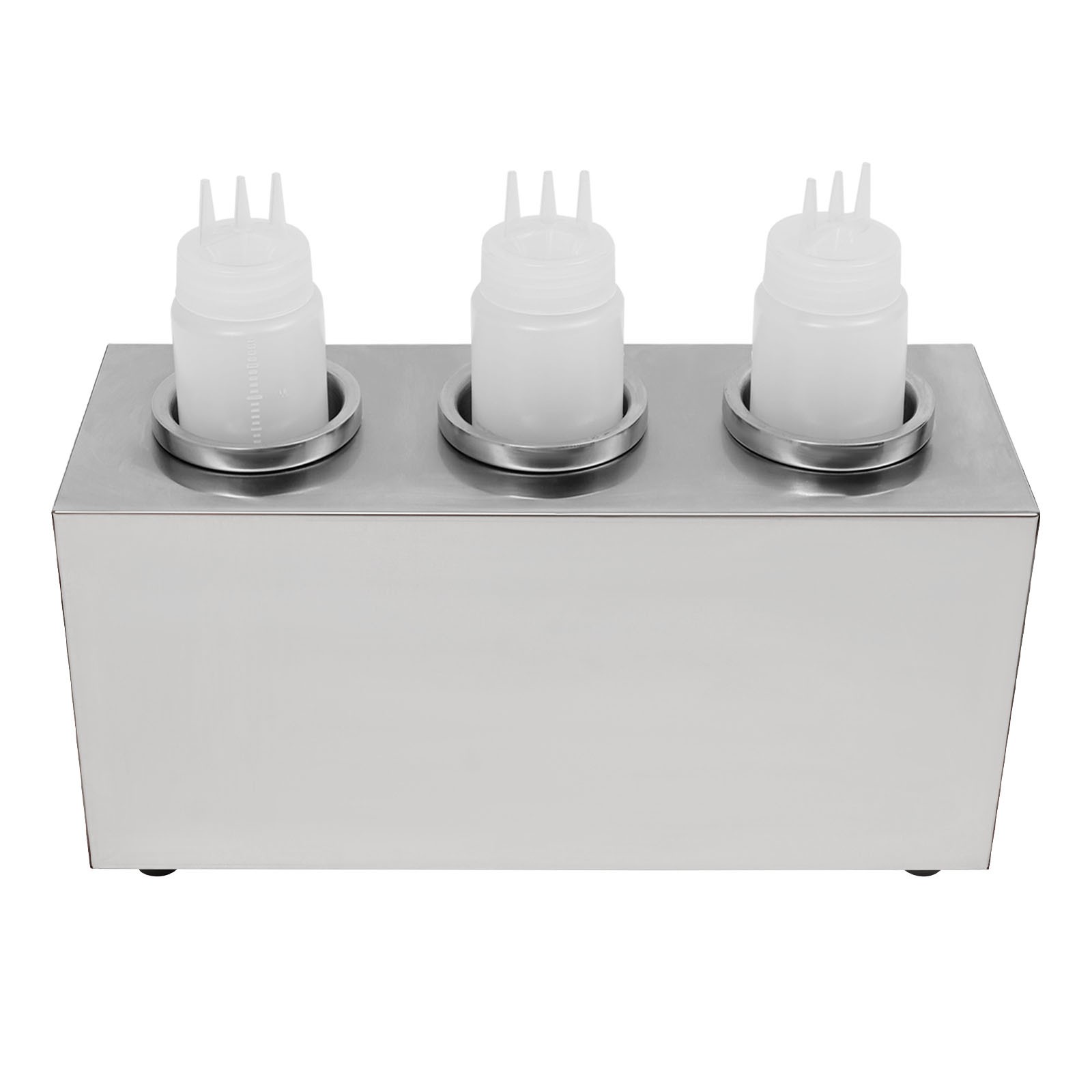 Electric Sauce Warmer Commercial Cheese Dispenser Warming Machine with 3 Bottles