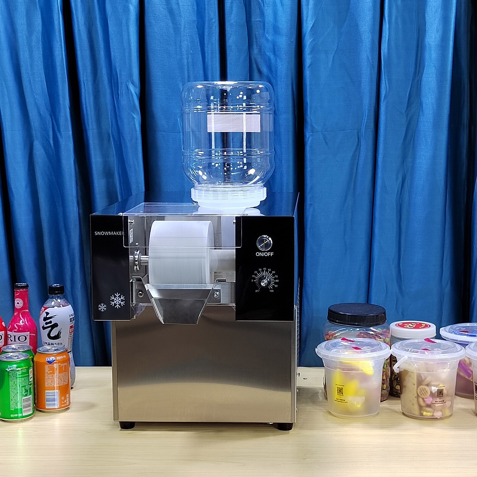 90% New Automatic 275lbs/day Snowflake Ice Machine Shaved Ice Machine