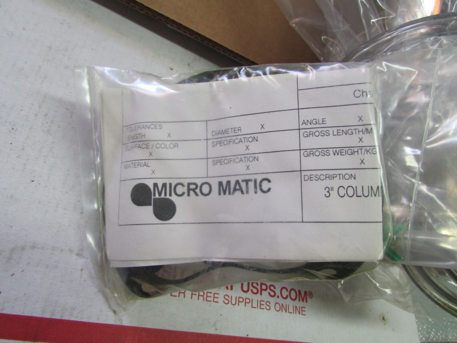Micro Matic 406-053A Column Draft Beer Tower Countertop 3″ Diameter