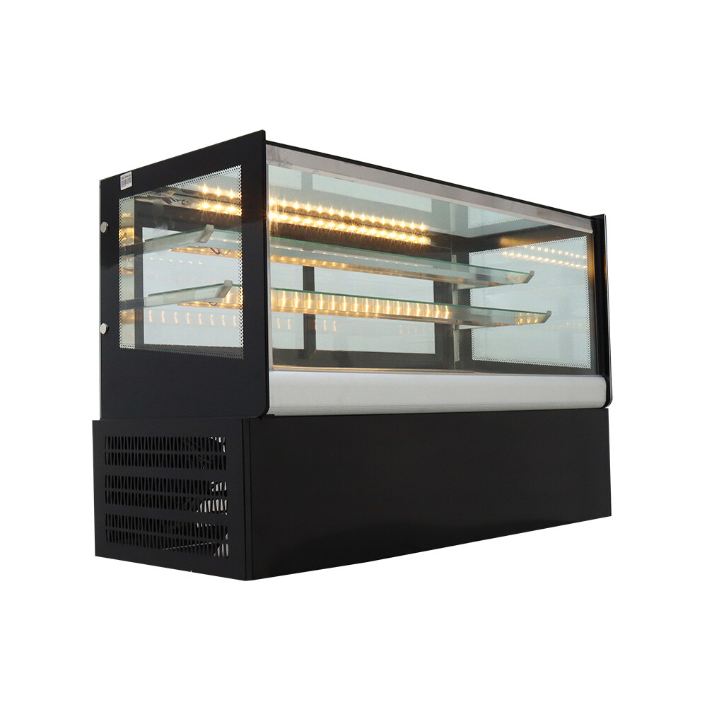 47″ Countertop Refrigerated Cake Showcase Display Cabinet Air Cooling 220V