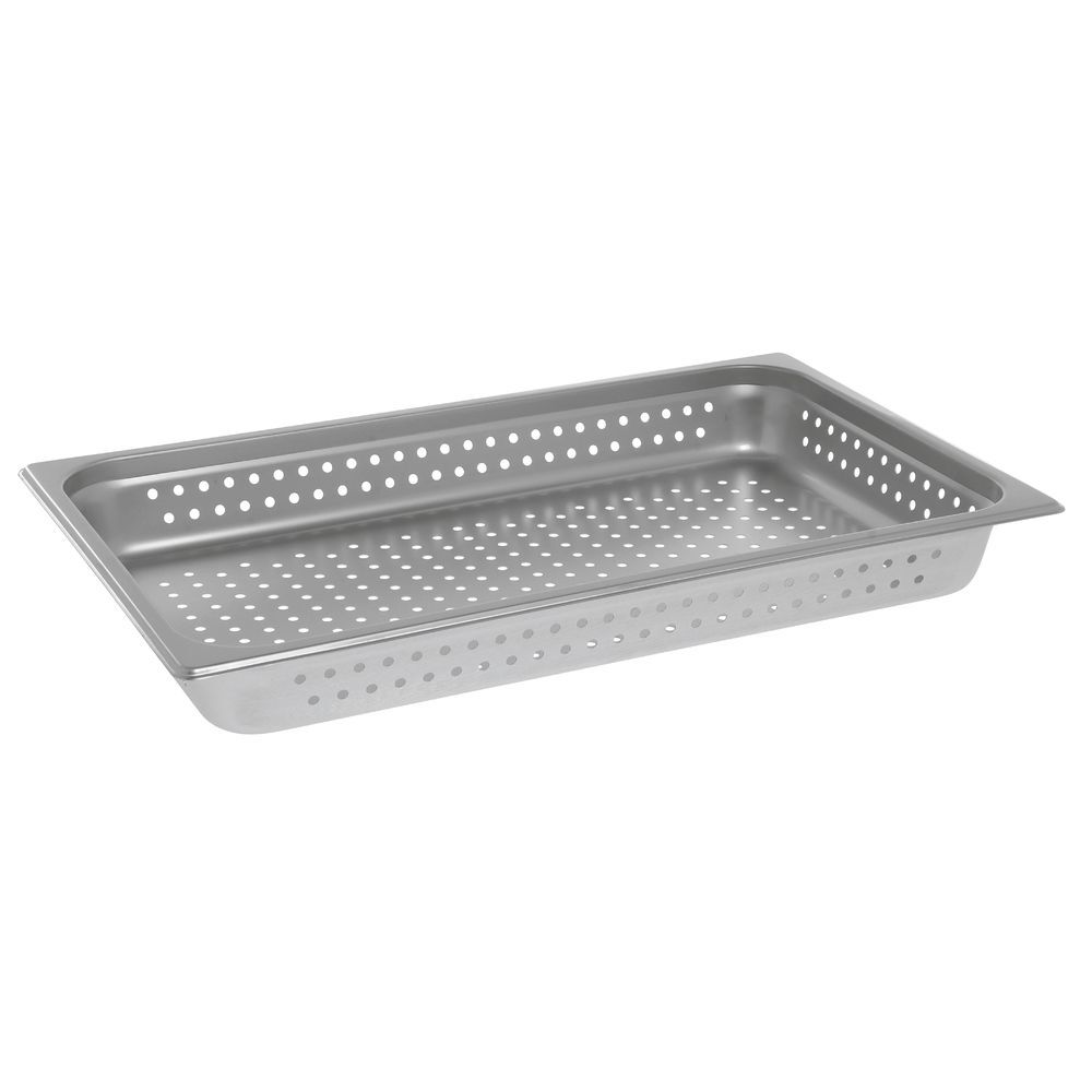 HUBERT® Steam Table Pan Hotel Pan Full Size Perforated Stainless Steel- 2 1/2 D