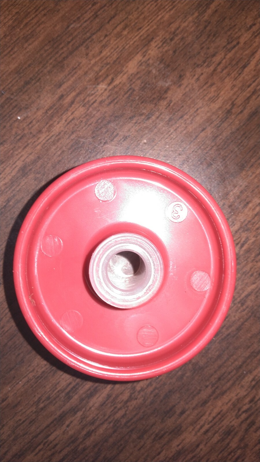 ONE (1) NestaFlex Red Plastic Skate Wheels Part # Red-12 Fits M# 225/226 +