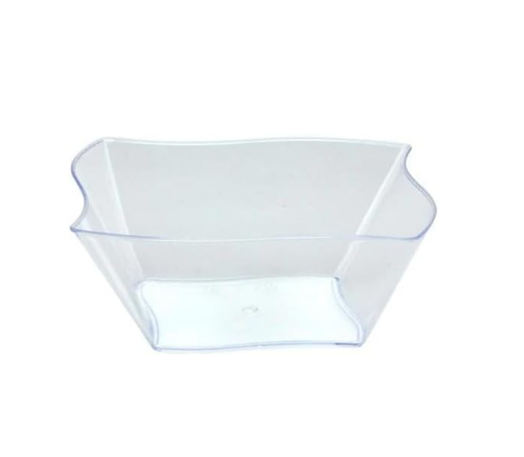5oz Mini Clear Plastic Twist Dish – Disposable Elegant Serving Bowl 144pcs