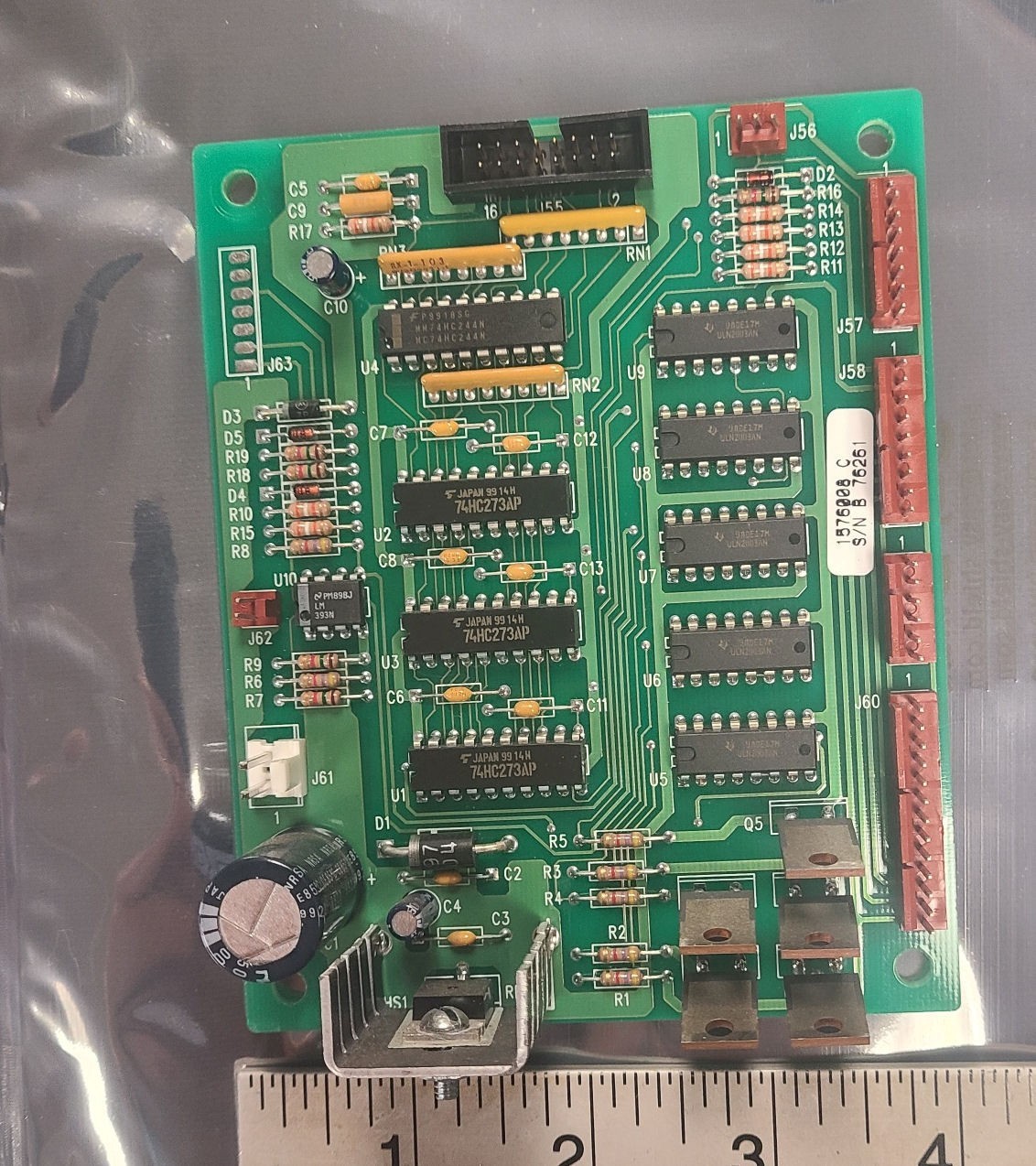 National 157 158 167 snack vending machine interface motor board – Tested good