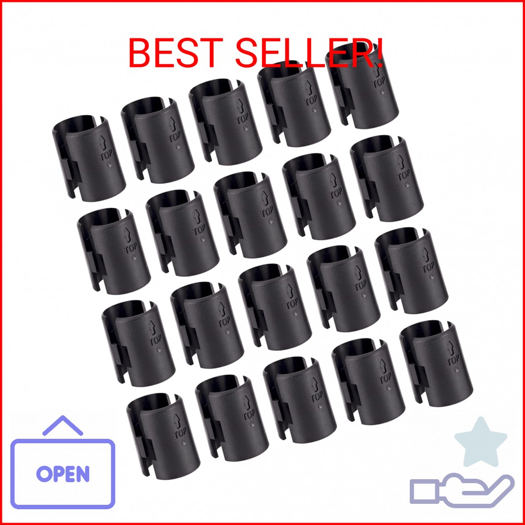 Snnalosses Wire Shelf Clips, Wire Shelving Shelf Lock Clips Replacements for 1″