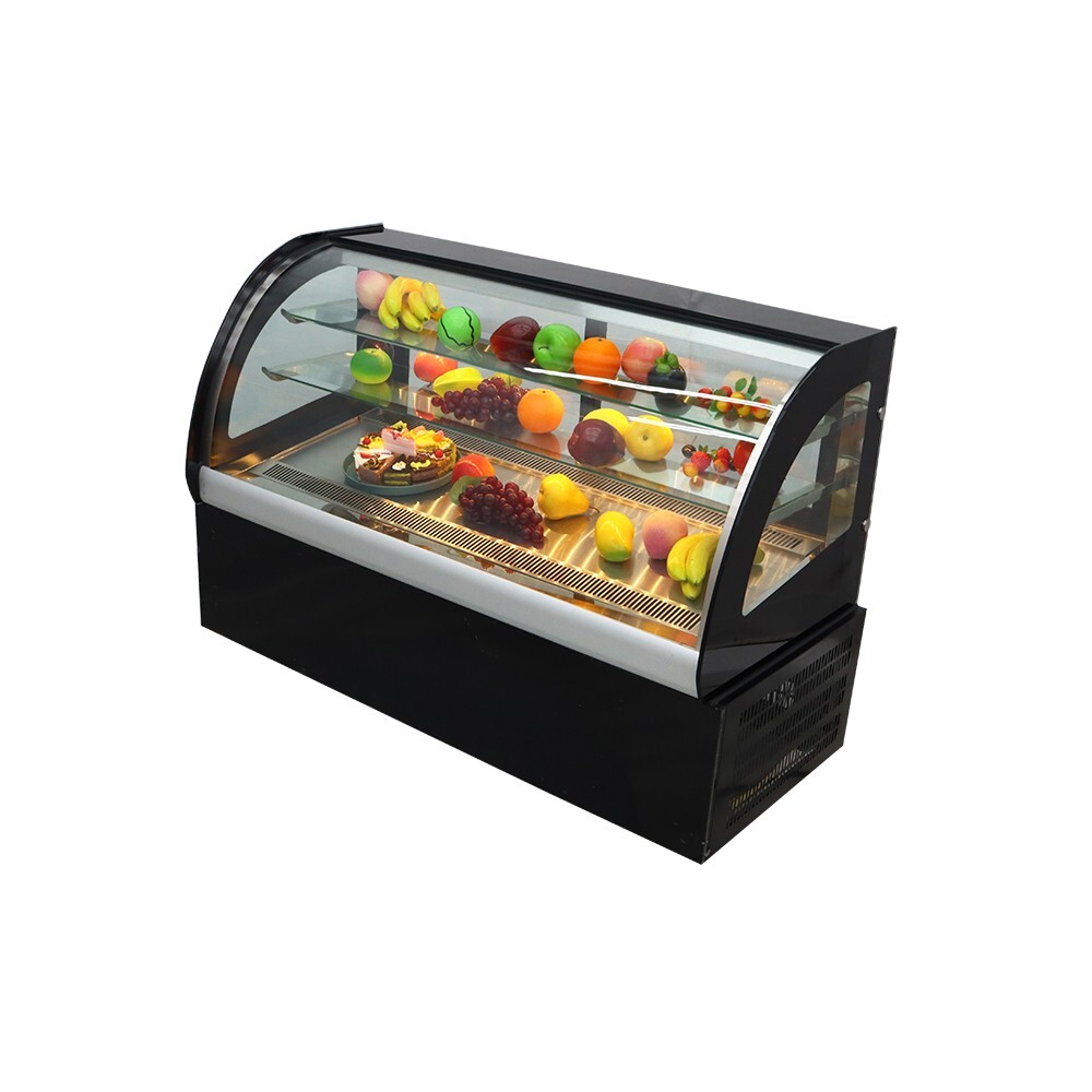 47.2″(120cm) Desktop Refrigerated Cake Pie Display Cabinet LED Lighting 220V