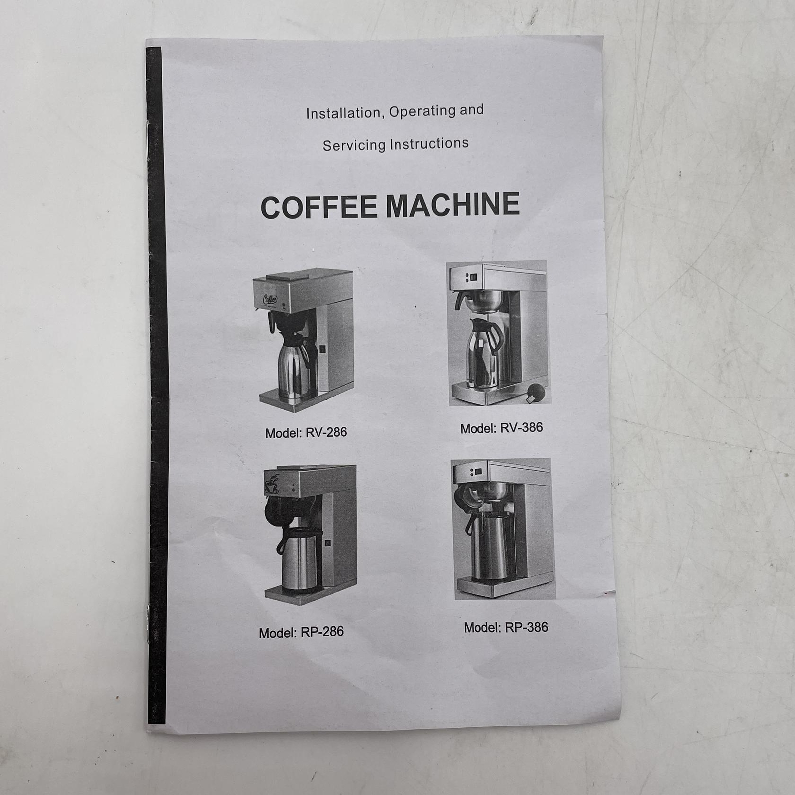 NUPANT RP-386 Commercial Airpot Coffee Brewer Drip Coffee Maker 2.2L, 74oz