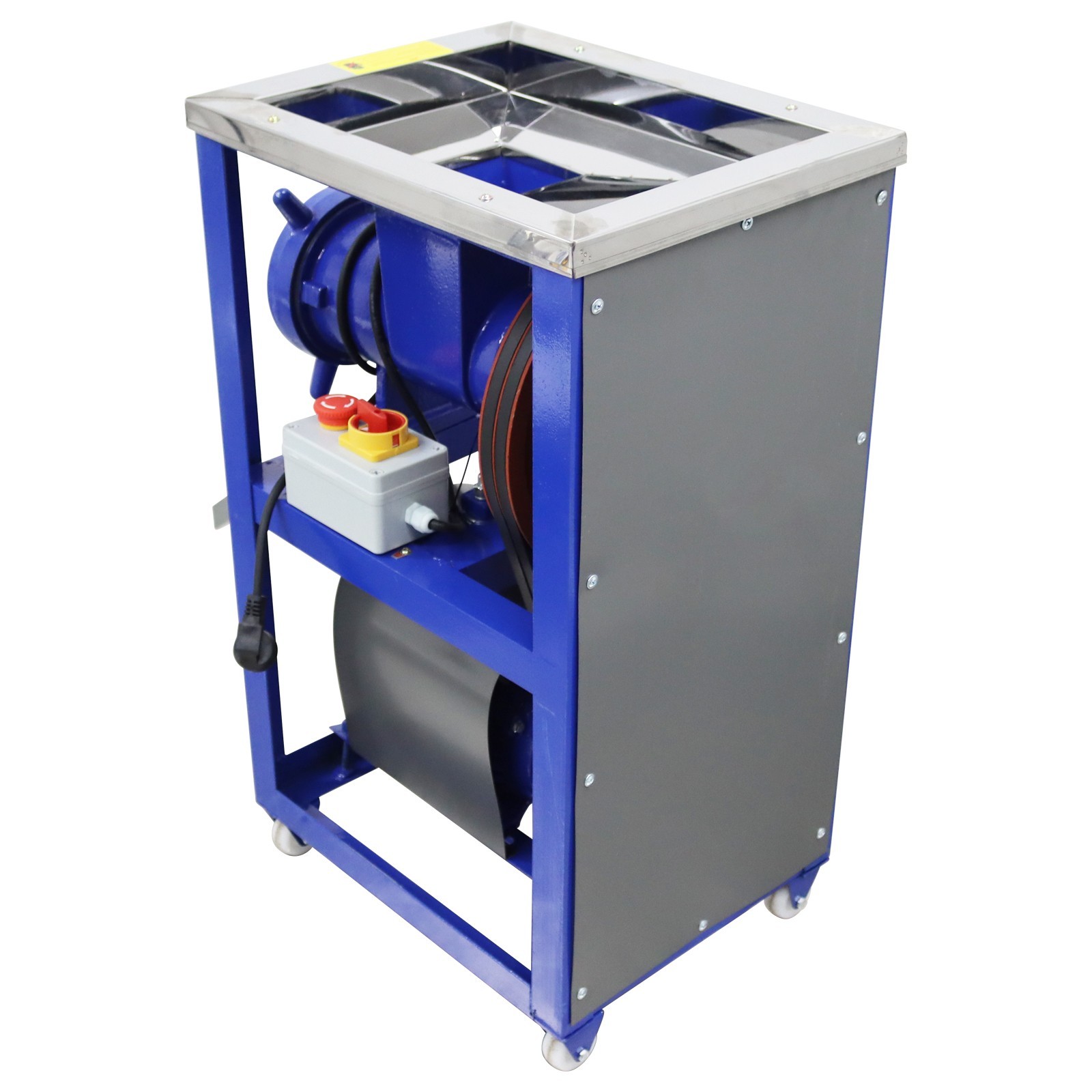 220V Meat Bone Crusher Fish Chicken Chopper Grinder 500lbs/h Output 2200w