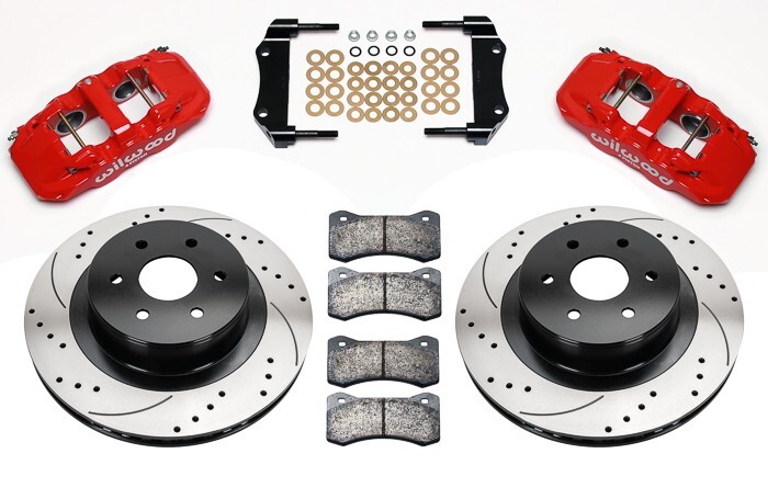 Wilwood disc brake kit, 16″ Rotors 6 piston front, 14.25″ rotors, 4 piston rear