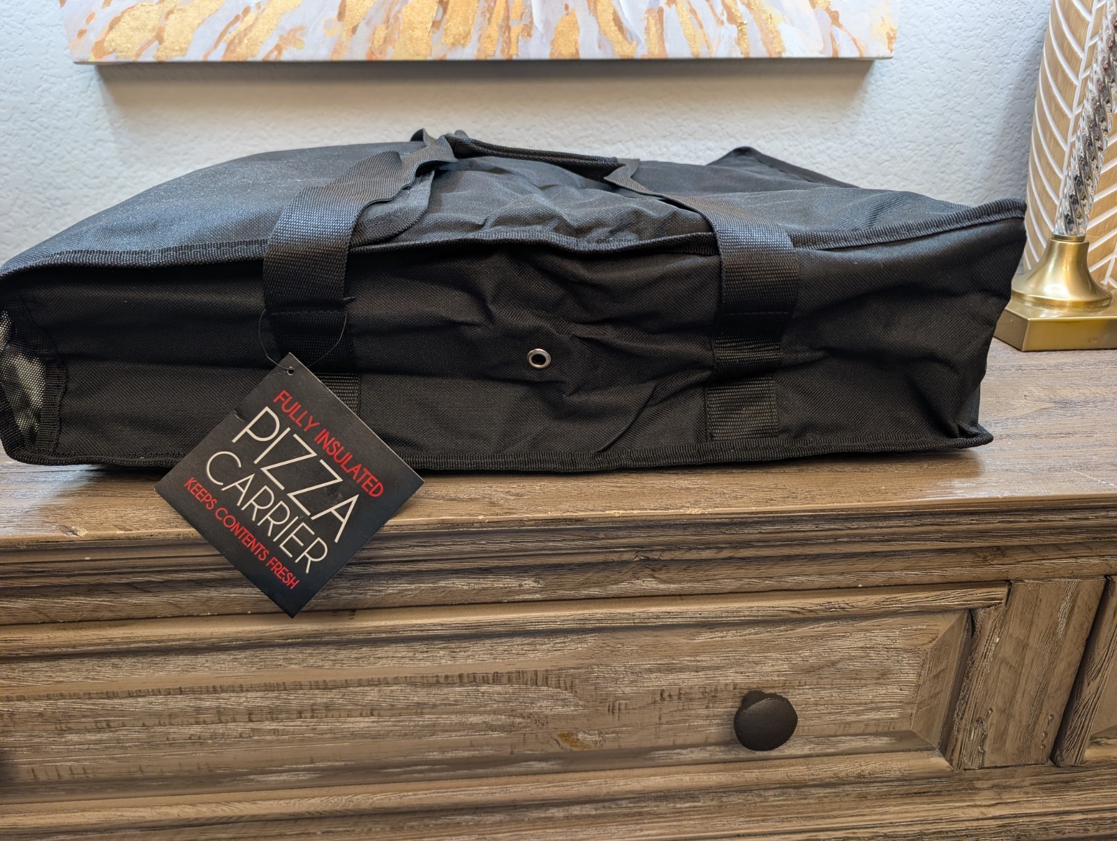 Insulated Pizza Carrier with Handle Trailmaker 20″ x 20″ x 6″ DoorDash