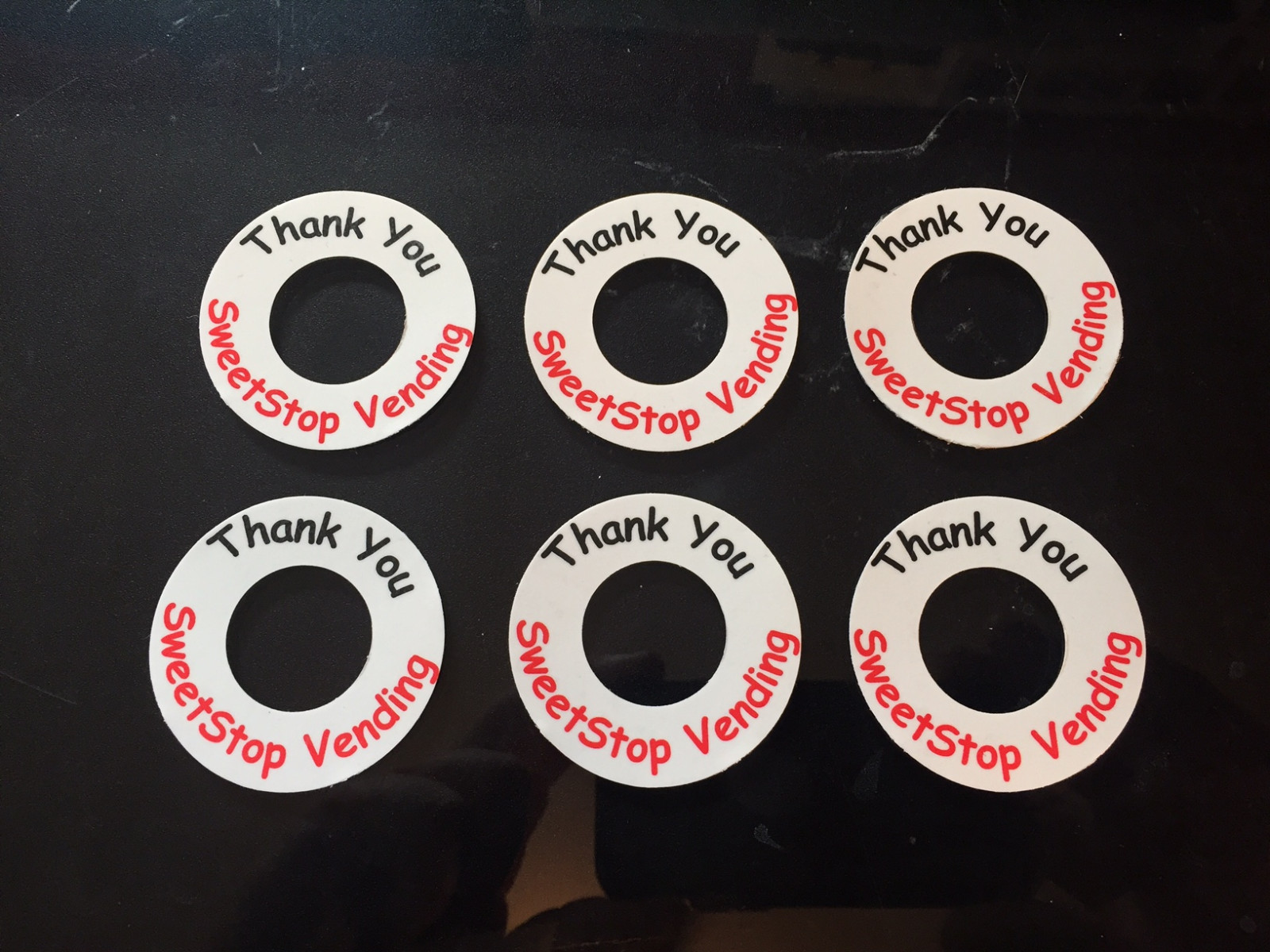 6 Lock Toppers Stickers Bulk Vending Key Lock Contact Service