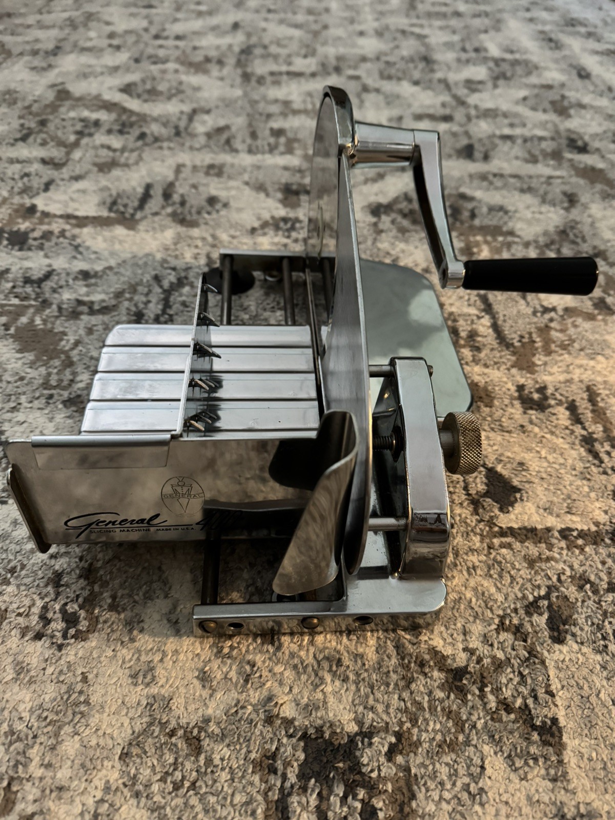 Vintage General Stainless Steel 400 Hand Crank Slicing – Made in USA