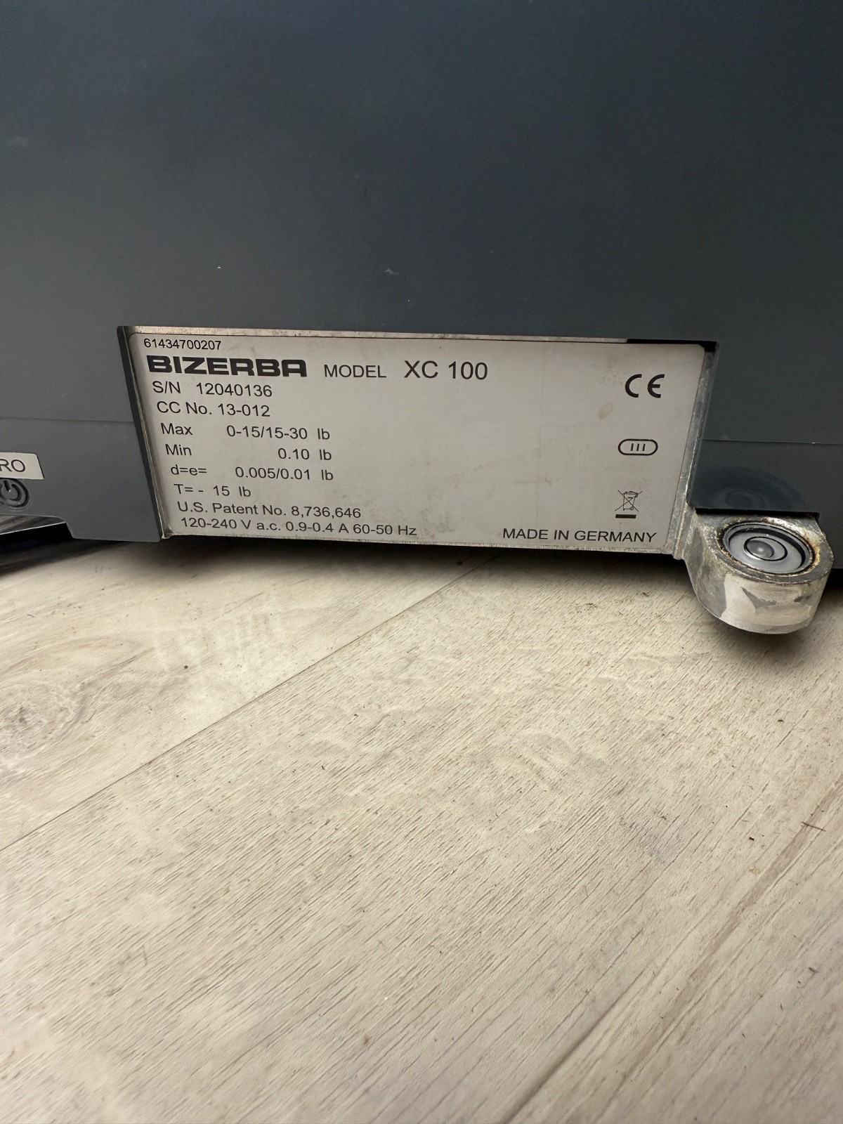 Bizerba XC 100 PRO 15-30 lb. Countertop Food Scale W/Printer – Tested & Working