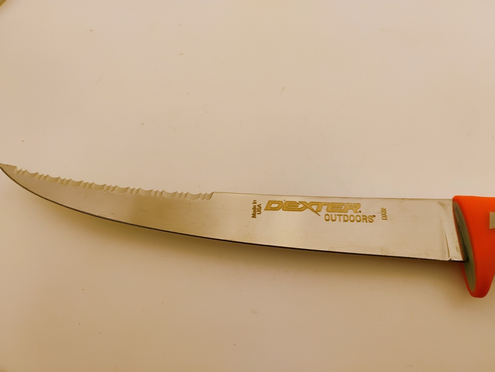Dexter USA 8-inch Dual Tiger Edge Semi-Flex Fishing Filet Knife DX8F Factory 2nd