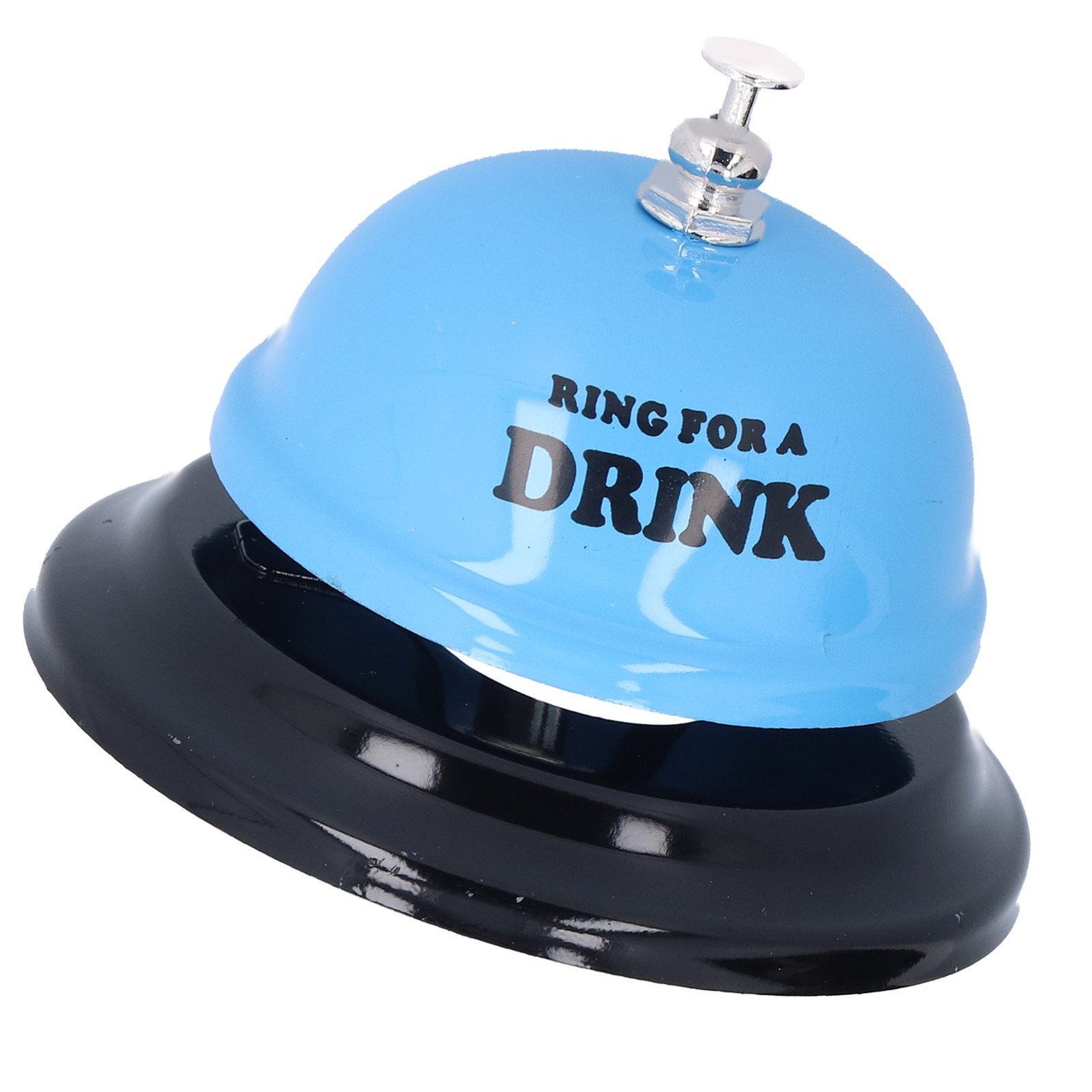 Hot Blue Restaurant Call Bell With Anti-Slip Base Manual Meeting Bar Service