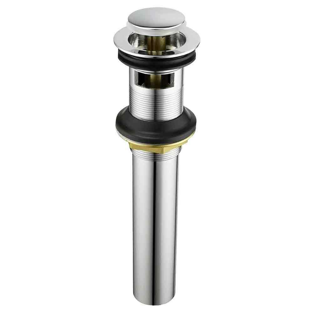 4402015 Lavatory Sink Pop Up Drain Assembly with Overflow -Chrome Plated Brass