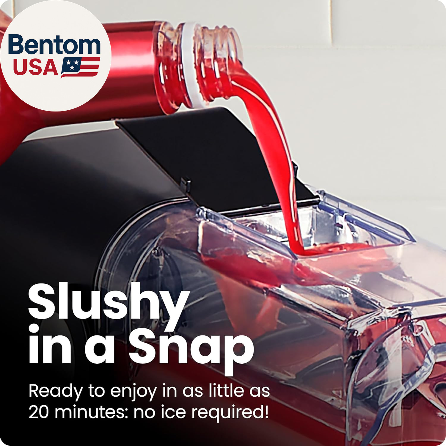 by Chefman Slush-Ease 68Oz Slushie Machine, 48Oz Liquid Capacity Frozen Drink Ma