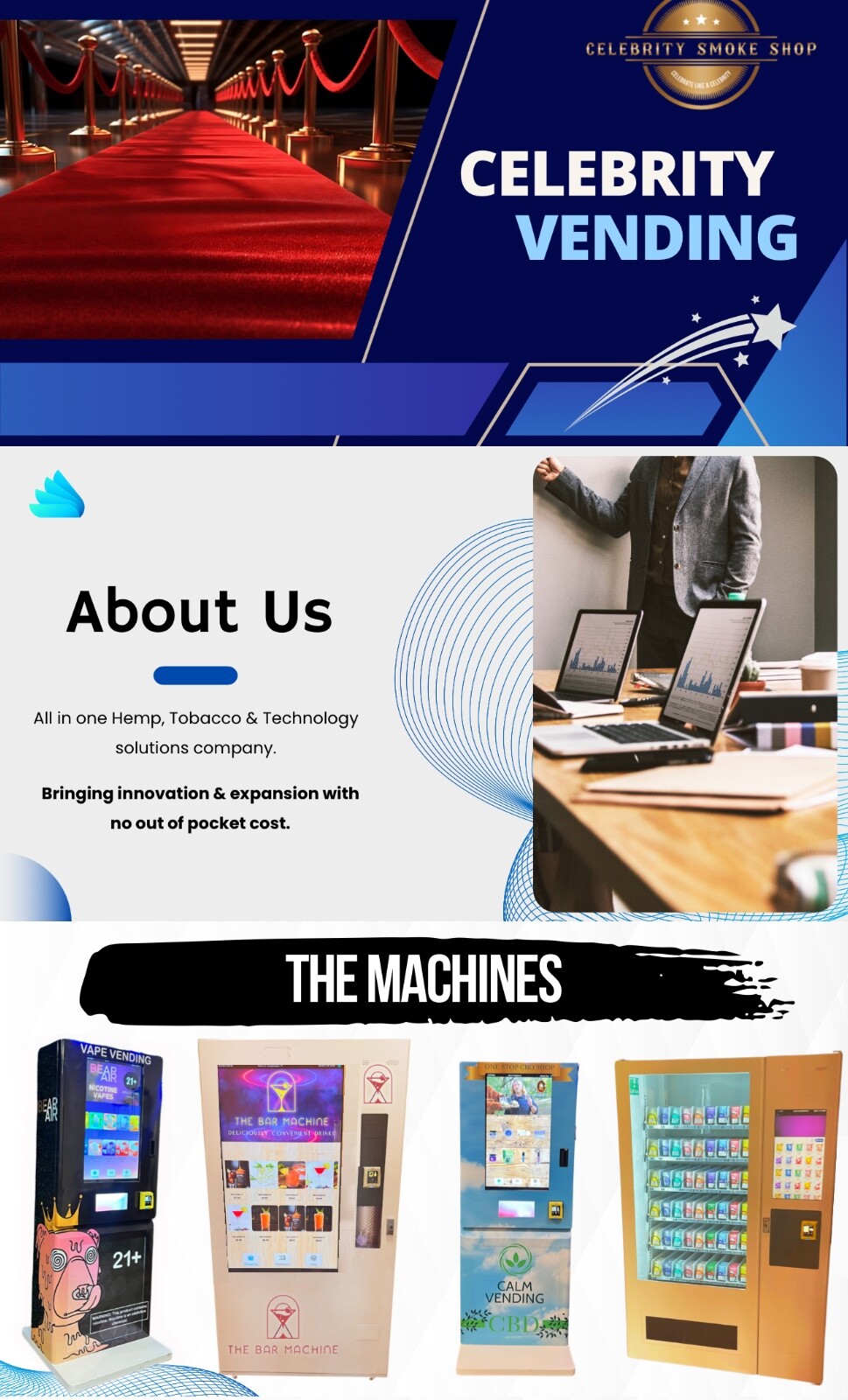 4 Units – CELEBRITY VENDING MACHINES 1 YEAR WARRANTY COMES WITH CREDIT CARD