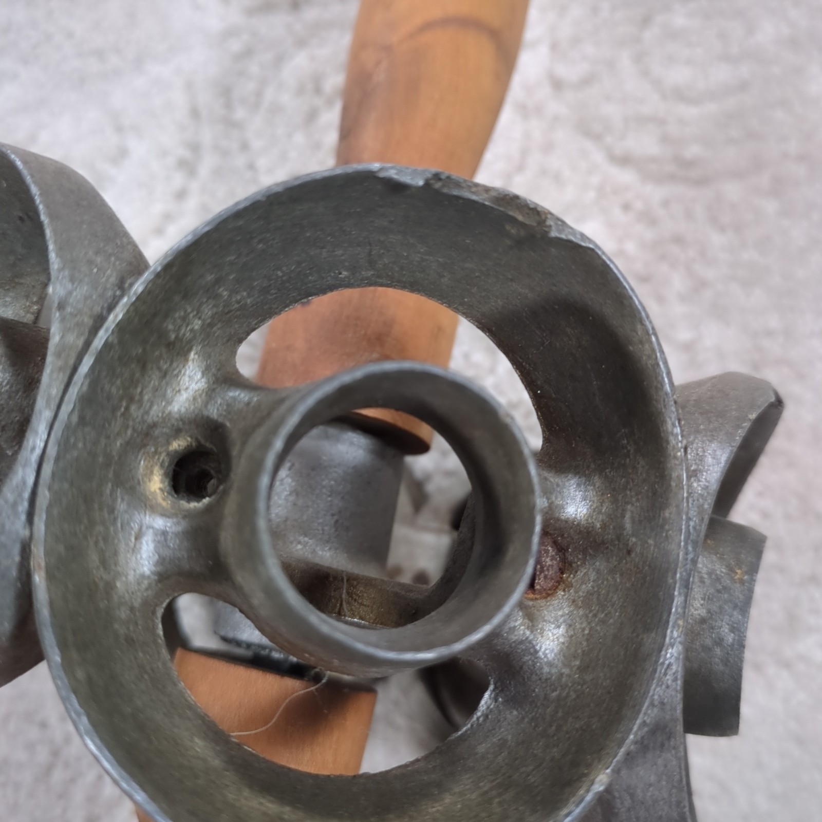 Houpt 2 3/4 Round Donut Biscuit Or Cookie Cutter Vintage Palestine Illinois