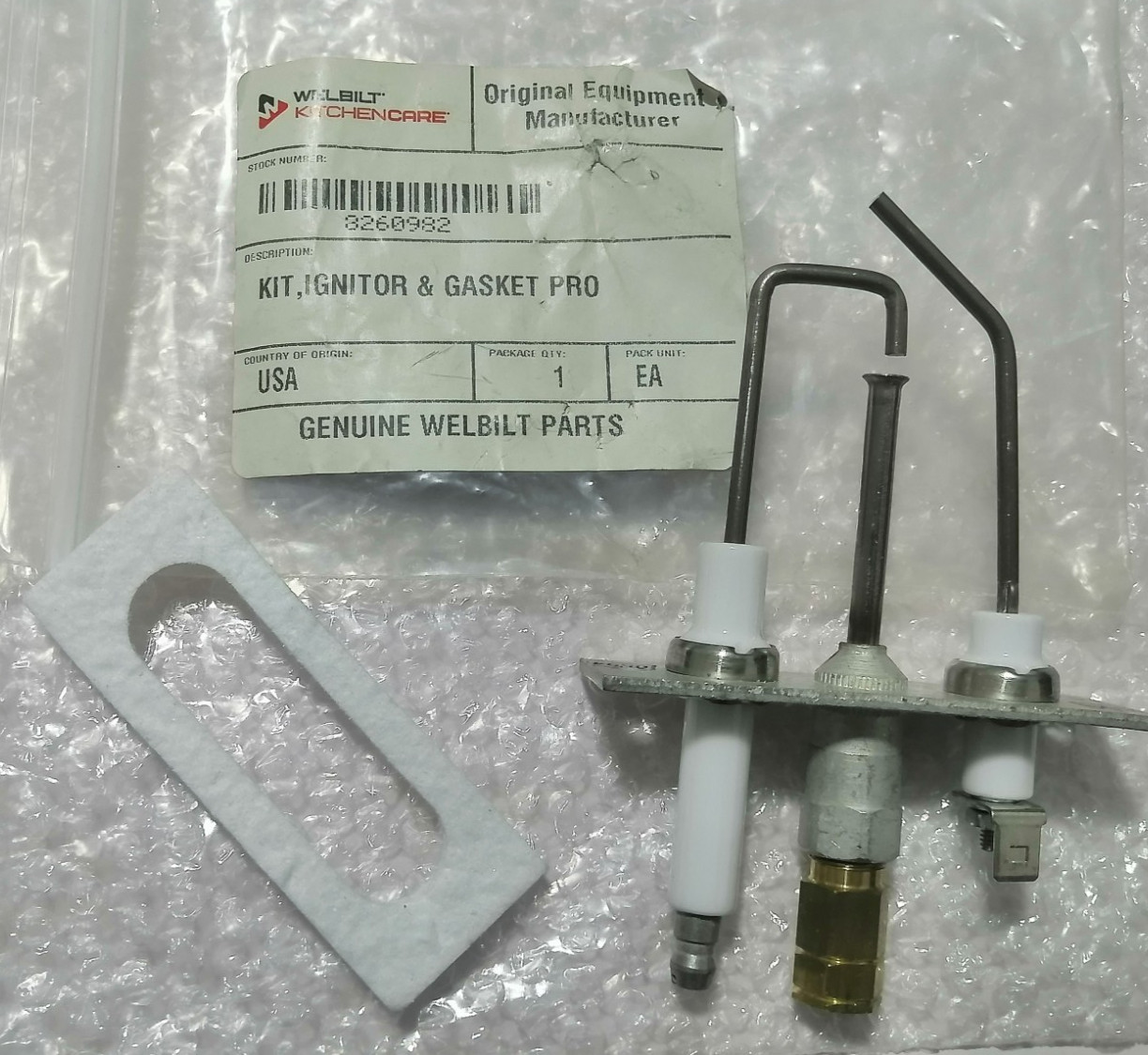 OEM Frymaster 8260982 Ignitor and Gasket Kit Propane for Gas Fryers Genuine