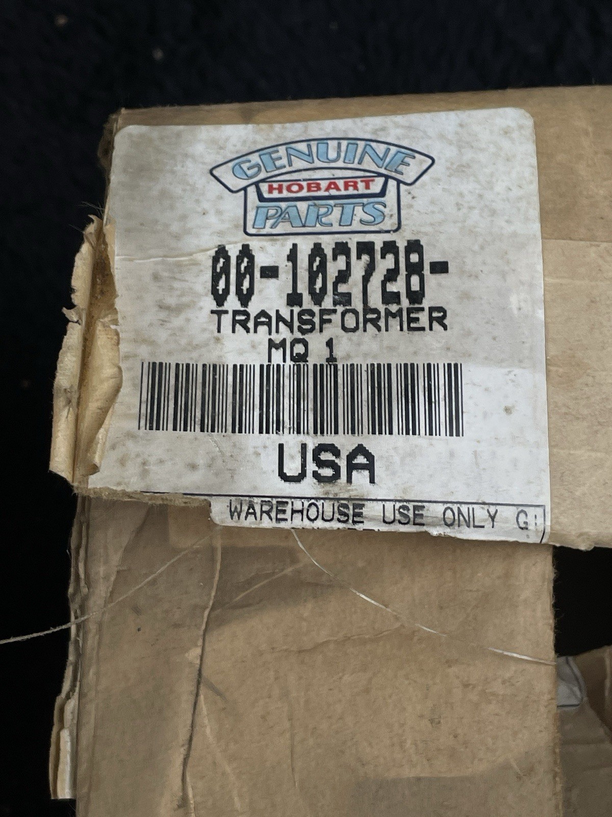 Hobart 00-294500-052-1 Transformer,100Va 50/60Hz 00-102728 NOS GENUINE OEM Part
