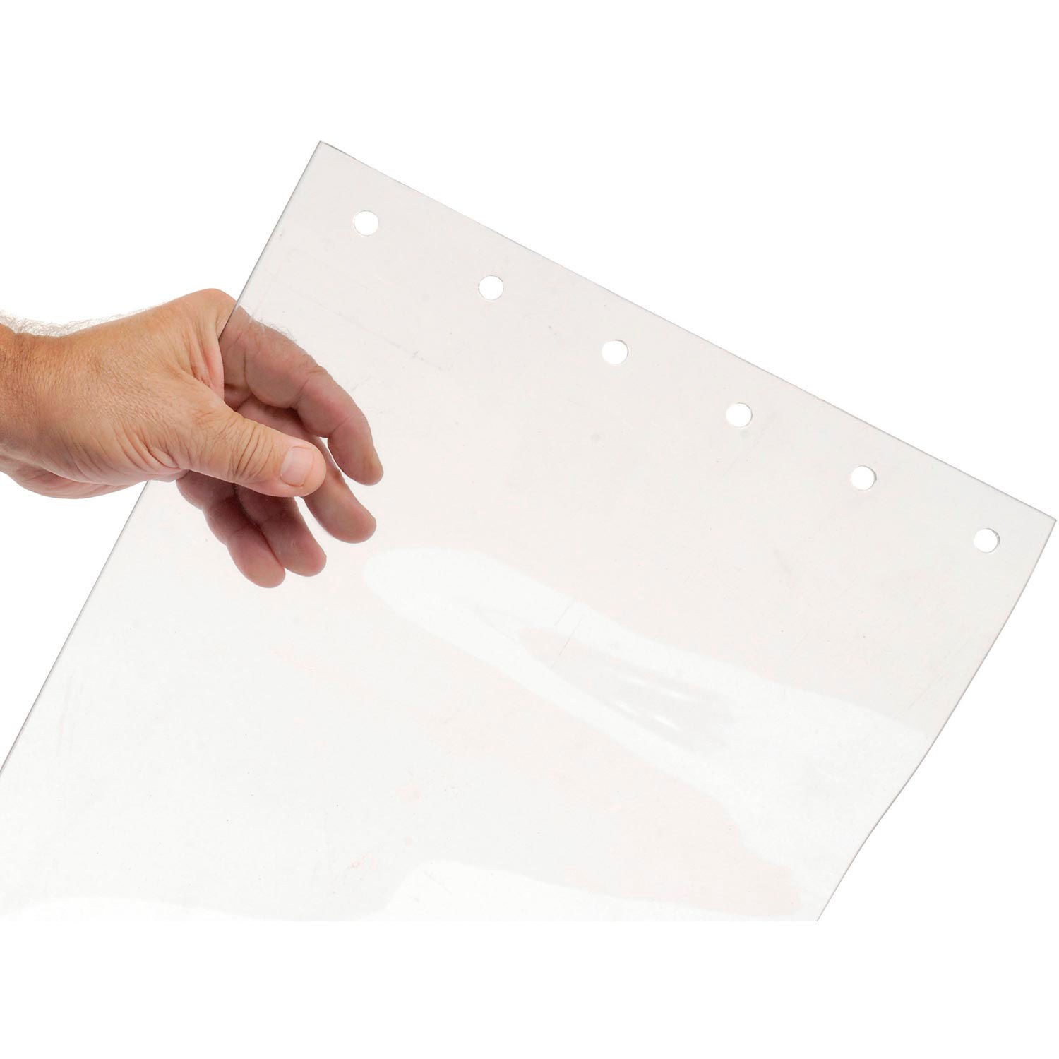 12″ x 12′ Standard Clear Strip for Strip Curtain Doors Lot of 4