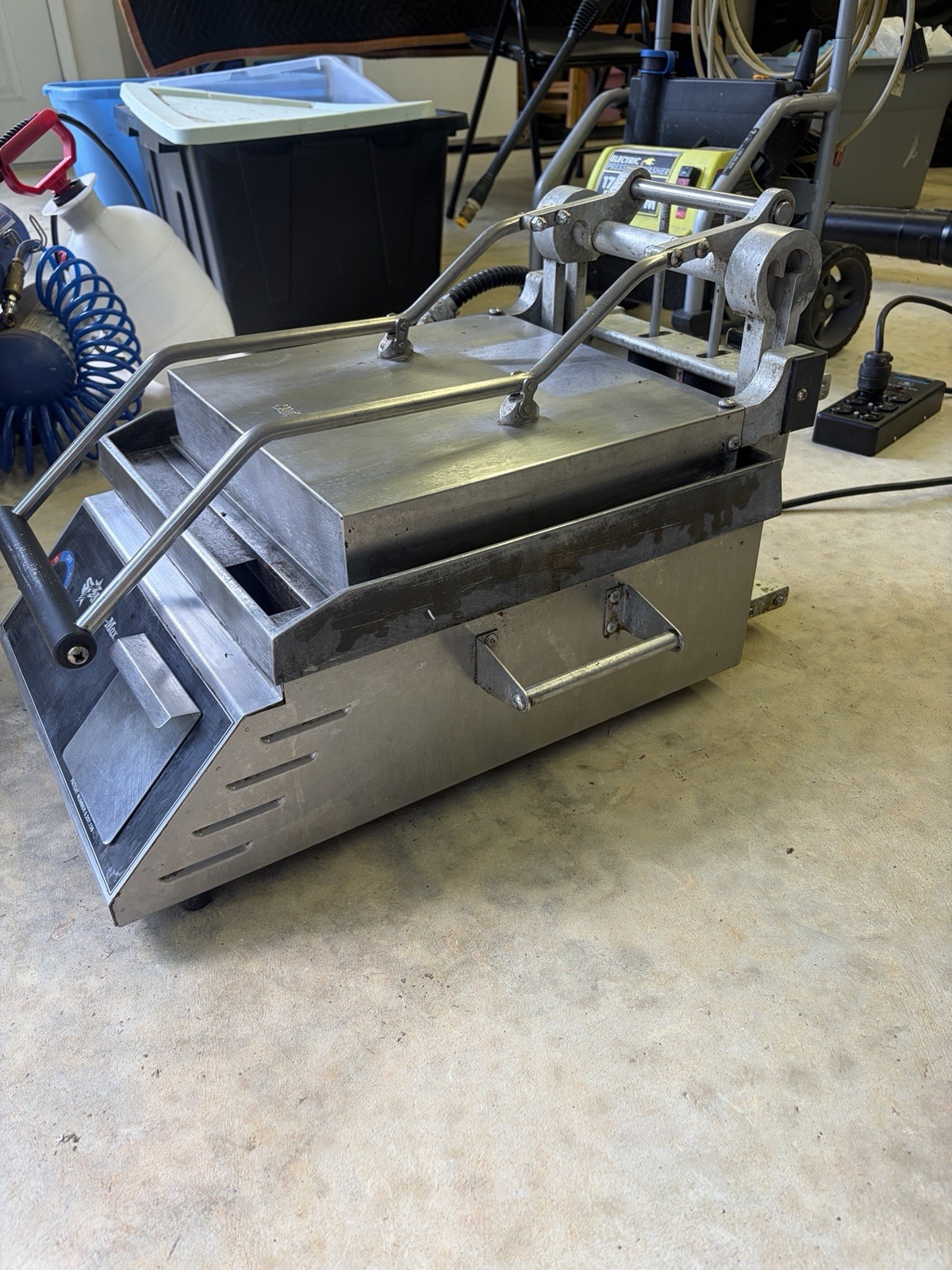 Panini Press Commercial Restaurant Star Pro Max 15 Inch Flat Top GW14B – TESTED