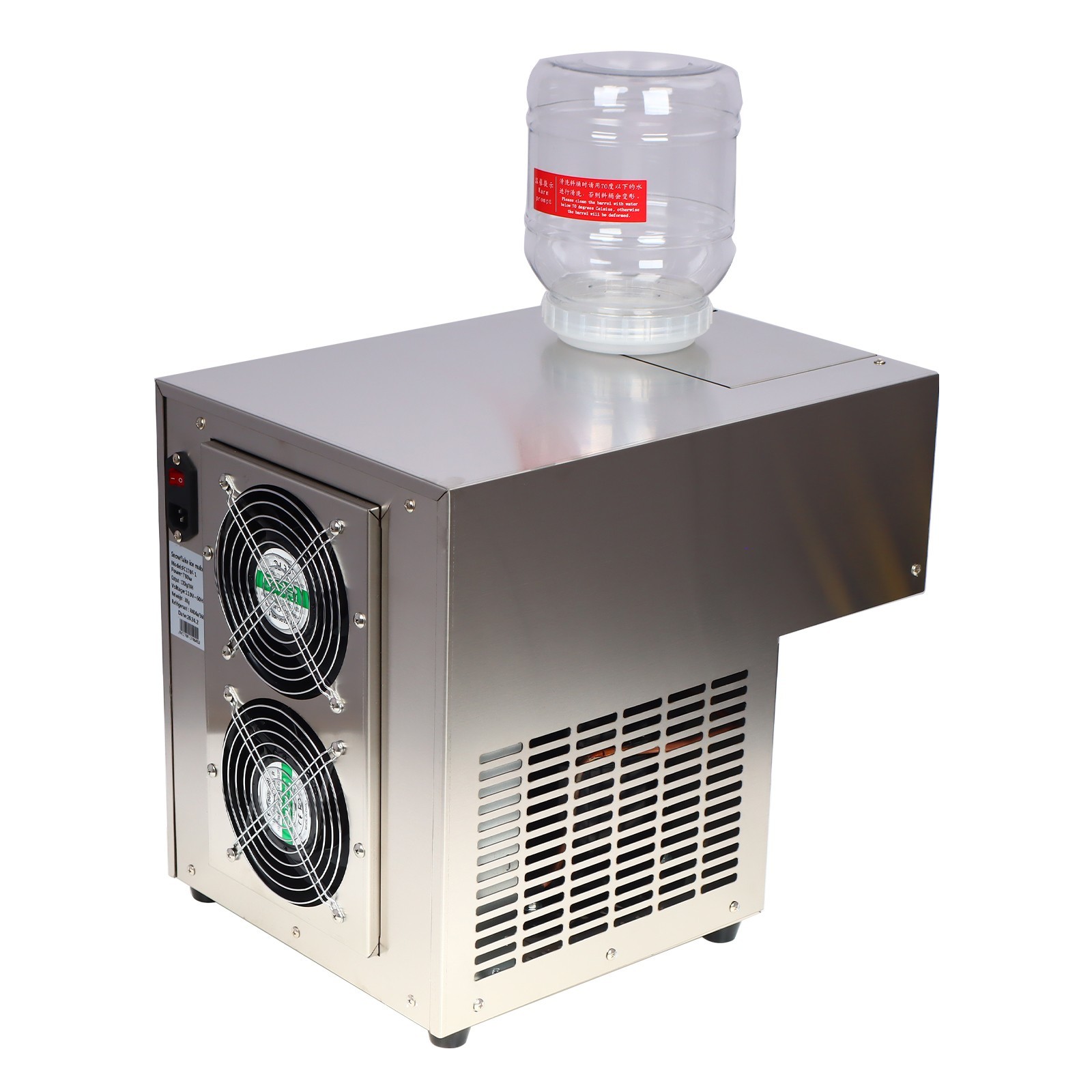 Commercial Snowfake Machie Ice Shaving Machine Air Cooling Ice crusher 3L/Bucket