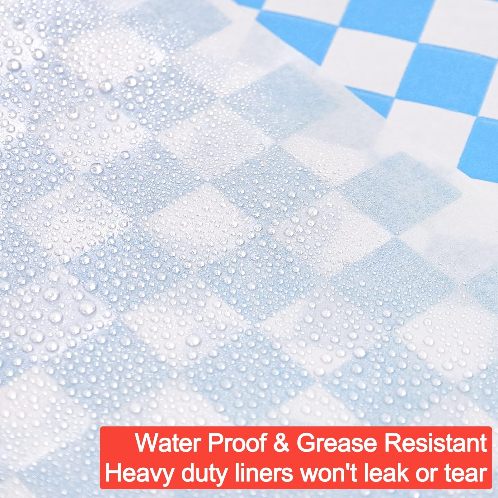 960 Pieces Deli Wax Paper Sheets 12 x 12 inches Checkered Sandwich Wrapping P…