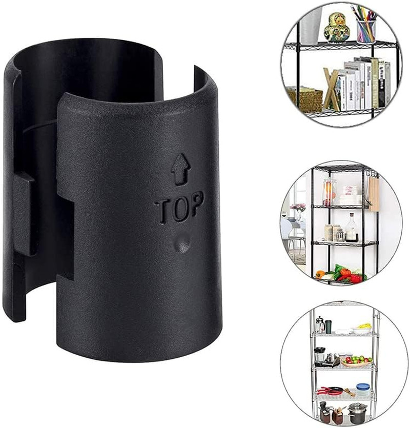 Shelf Lock Clip, 25 Pairs (50 Pcs) 1 Inches Wire Shelving Lock Clips Post Shelvi