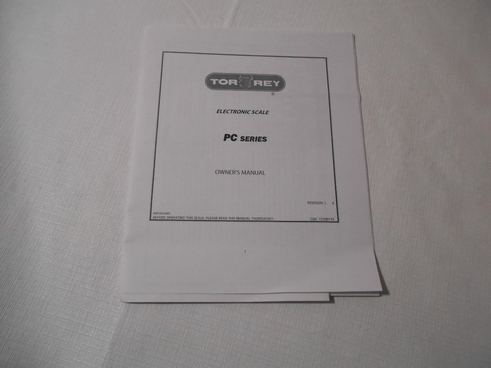 Tor-rey PC-40L, 40 x .01 lb Price Computing Scale ~ New open box