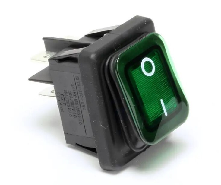 Prince Castle 78-184S Replacement Lighted Green Rocker Switch – Free Shipping!